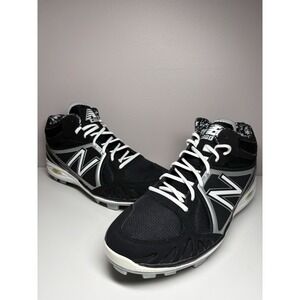 New Balance 3000 Rev Lite Baseball Cleats‎ Shoes Black White Silver - Size 14